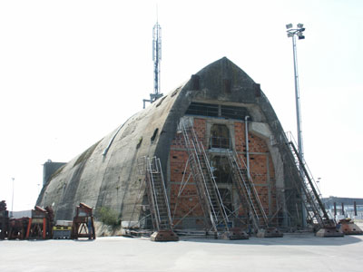 "Dom"-Bunker für U-Boot des Typs II
