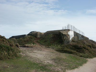 Doppelschartenstand mit angehngtem Unterstand