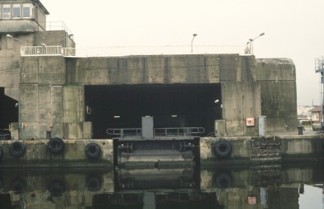 Garage für Schleusentor