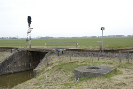 Sicherung eines Bahnberganges