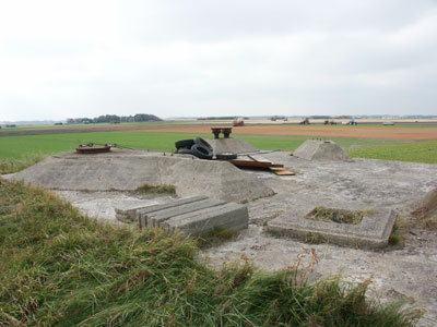 Unterstand der Nachkriegsbauart, Dach