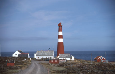 Slettnes Fyr - der nrdlichste Leuchtturm auf dem Festland