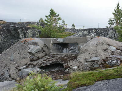 Amtsmannsneset: feldmige Kampfscharte