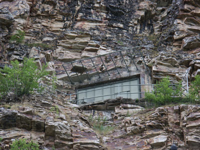 Bergfestung Lakselv West - Stollen mit Kasematte