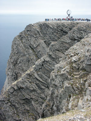 Das Nordkapp - Ankunft der Touristen