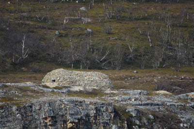 Schartenstand aud der Westklippe Sarpola