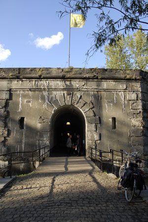 Der Eingang zum Fort Stabroek